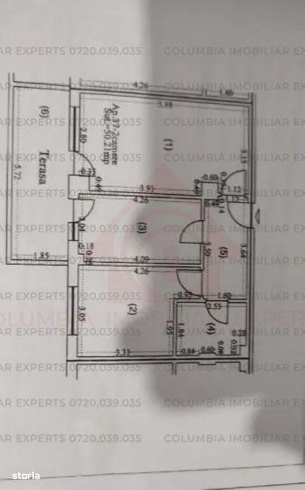Apartament 2 camere confort 1 st 61 mp Salaj Rahova