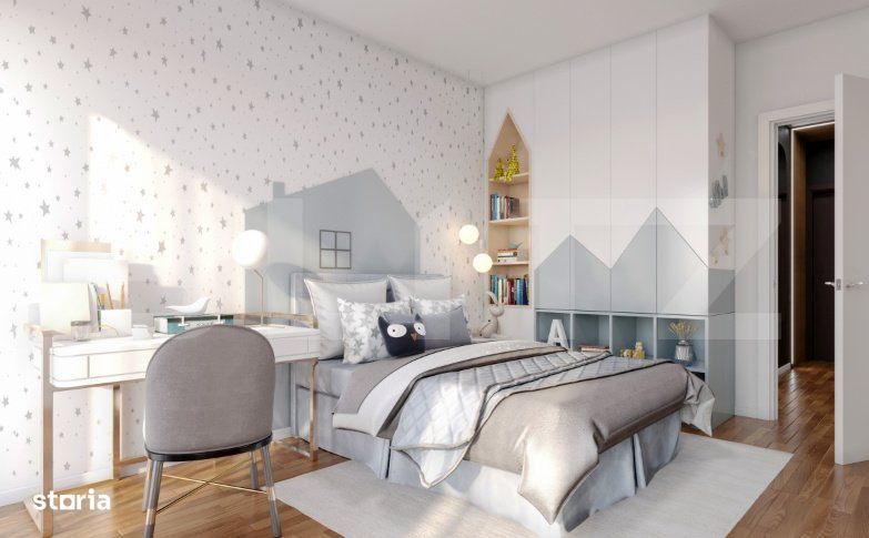 Apartament cu 2 camere, 38 mp, Ansamblu Rezidential, zona RIVUS