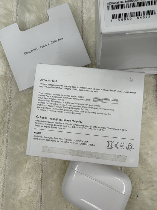 AirPods Pro (Gen 3) Apple – Noi, desfăcute doar pentru poze