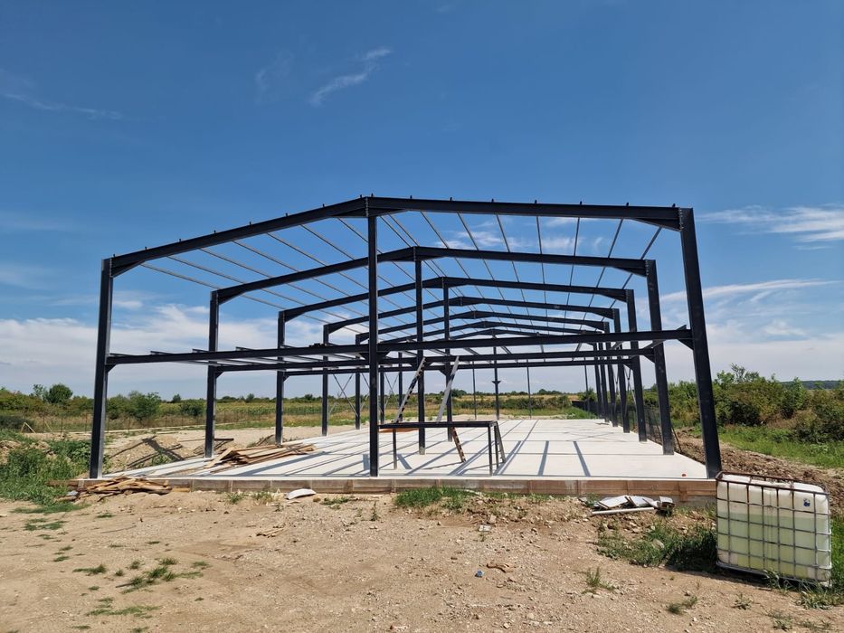 Vând hală metalică conform proiectului dvs lucrăm fără avans