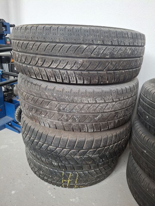 Set 4 jante de oțel 16 inch - 215/65 R16 (Anvelope incluse)