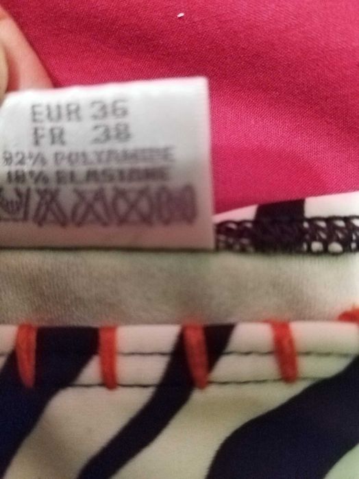 Slip de baie alb cu negru, de la: Hlnkemoller, marimea: EUR 36! Purtat