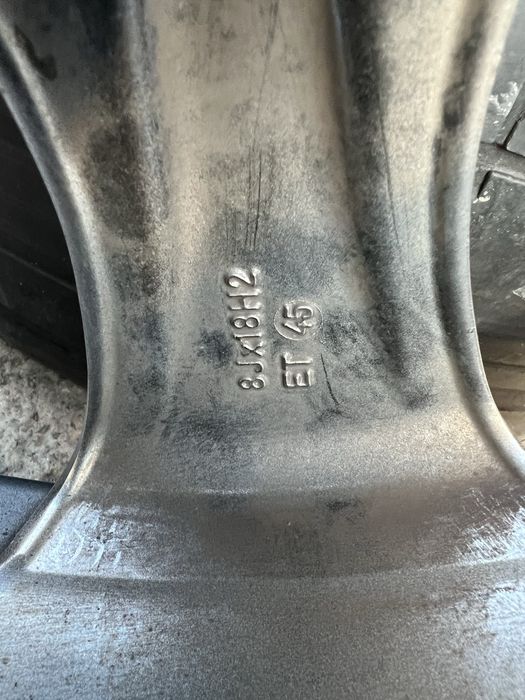 Гуми с джанти 18 цола 5x112 за VW Audi Skoda Seat