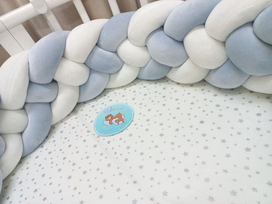 Бортик косичка в любую кроватку