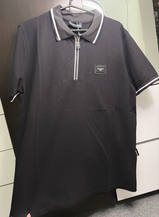 Tricou cu guler Dolce Gabanna