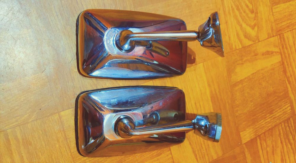 Зеркало заднего вида хром