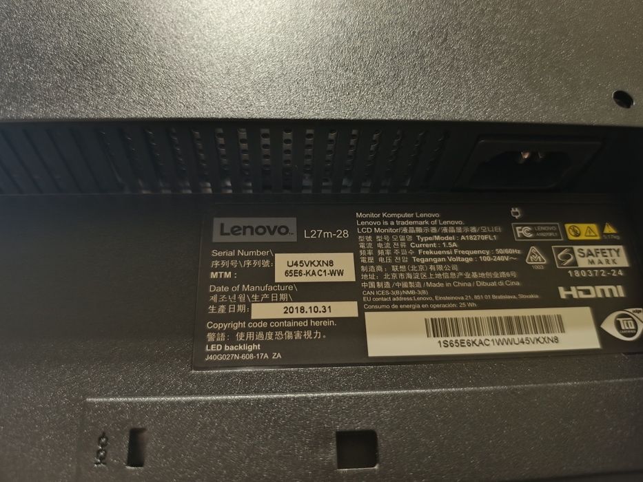 Монитор Lenovo L27M-28 – 27″ IPS Full HD, USB-C
Продавам Lenovo 28-инч