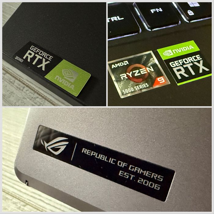 RTX 3080 8gb /Ryzen 9 /1TB ssd /32gb /15.6 IPS 144hz /ROG Zephyrus /Adaptive-Sync