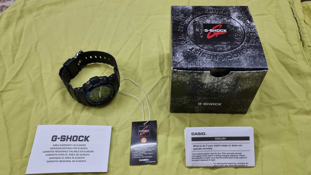 Часовник Casio G-SHOCK AWG-M100A-1AER Solar Radio