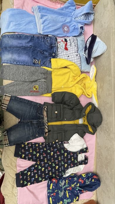 Одежда детская пакетами для девочек и мальчиков