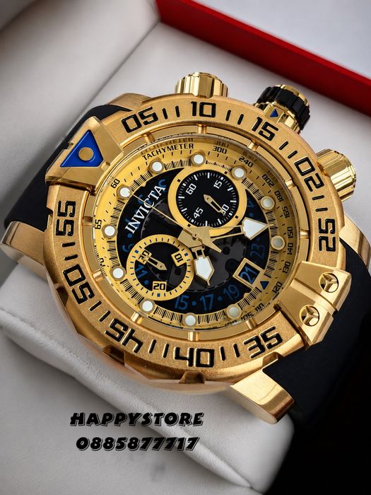 INVICTA Foxhound Gold 57 mm, Инвикта нов мъжки часовник