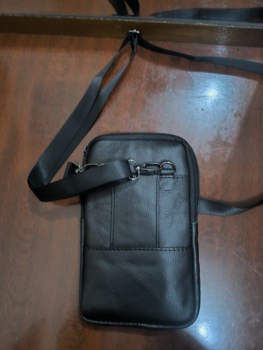 Барсетка кожанный