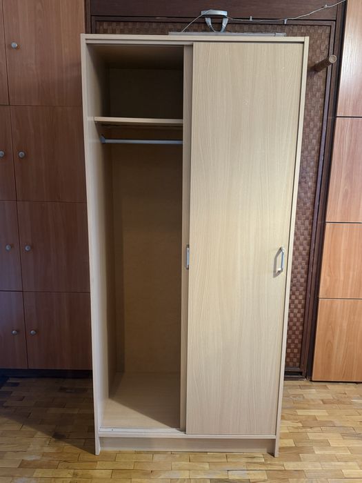 Гардераб, компактен с две плъзгащи врати