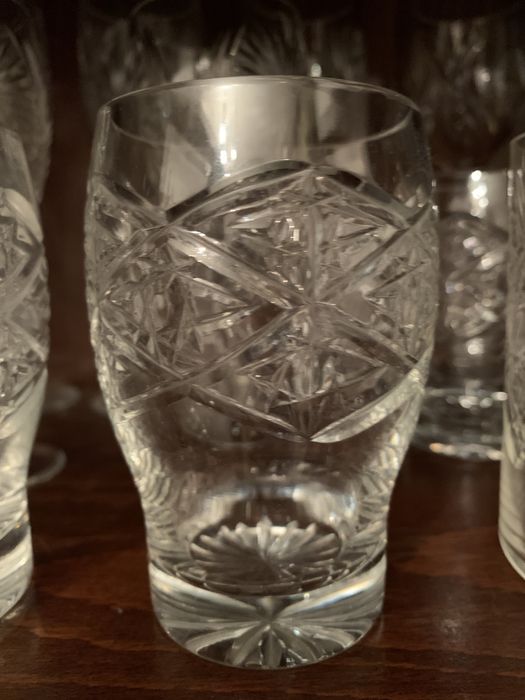 хрустальные вазы, подстаканники, стаканы