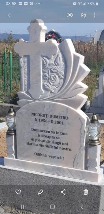 Amintire și respect monumente funerare,cruci marmură,livrare gratuită!