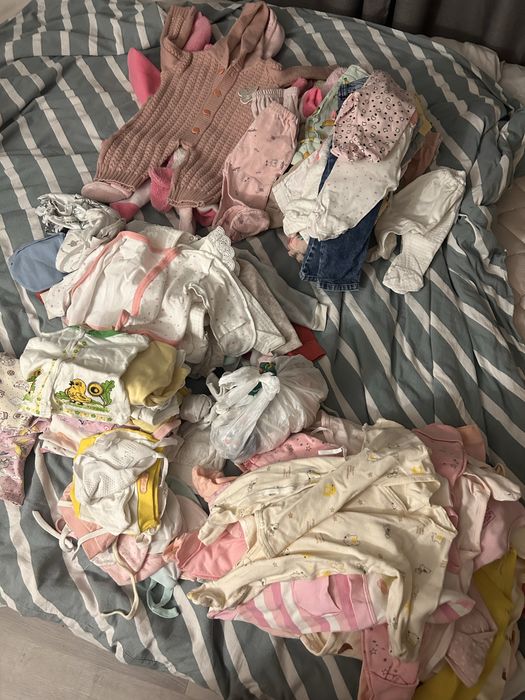 Детская одежда для девочки от 0 до 3-4 месяцев