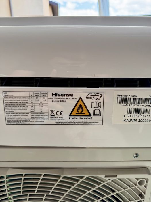 Aer conditionat Hisense 12.000 BTU