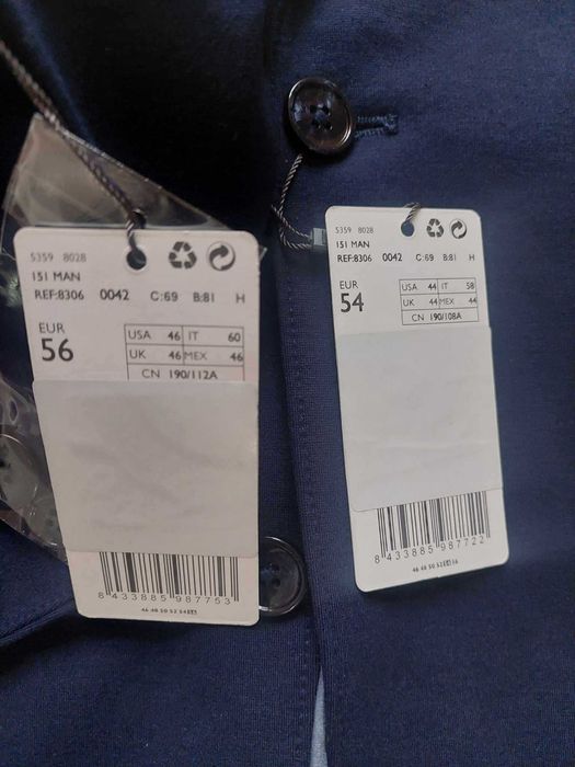 sacou de barbati 48,54,56 Mango