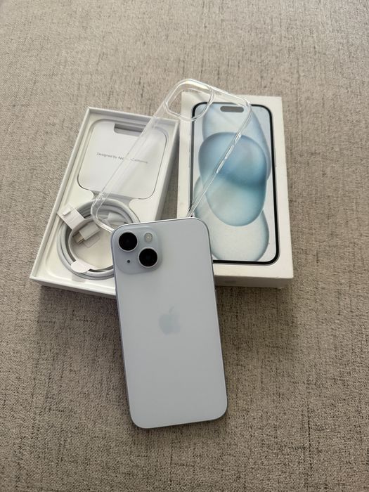 iphone 15 de 128gb blue in stare perfecta