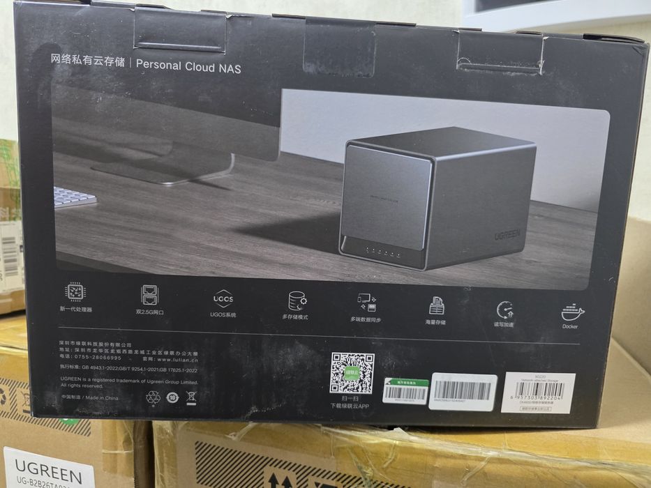 UGREEN Nas DX4600 Сетевое хранилище облачное хранение