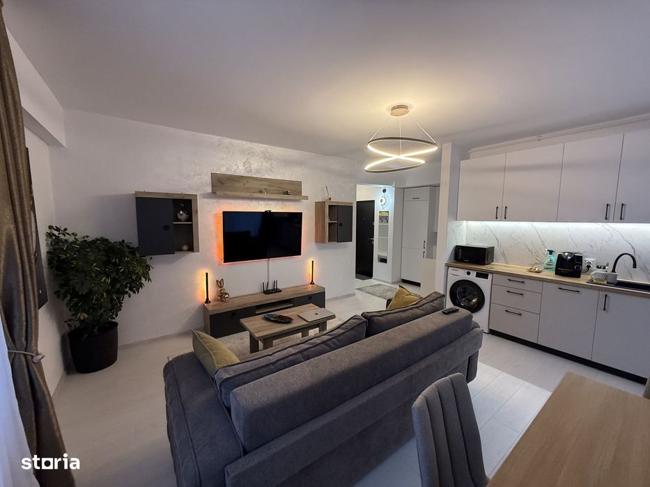 Inchiriez penthouse 3 camere mobilat full premium, 90mp, terasa pano