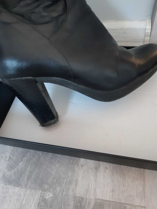 Зимни ботуши естествена кожа, Geox