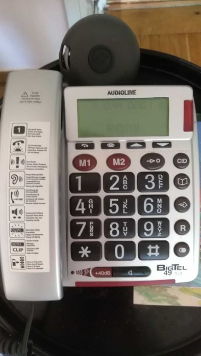 Telefon pt persoane cu deficiente de auz BigTel49Plus, nou, functional