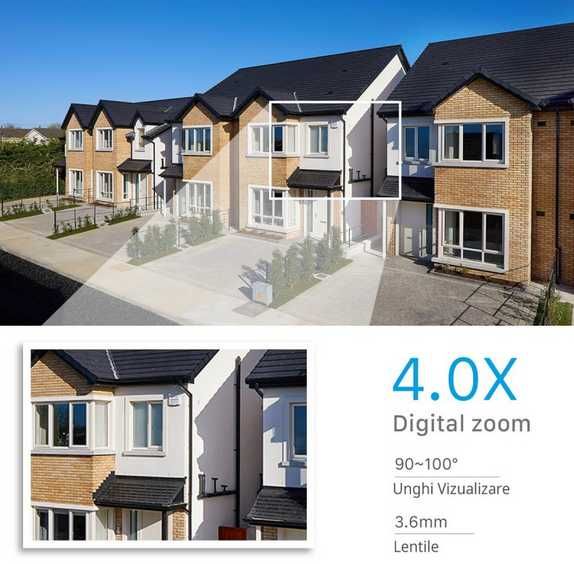 Camera Supraveghere IP Dome Wireless 1080p LED+IR Exterior 5MP