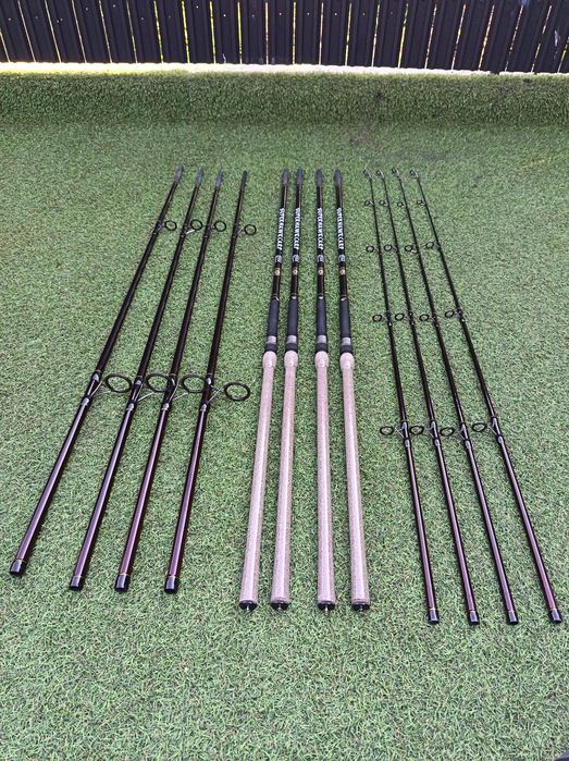 SET 4 Lansete Crap Diamant Alb 4.0Lbs din 3 Tronsoane NEW 2026