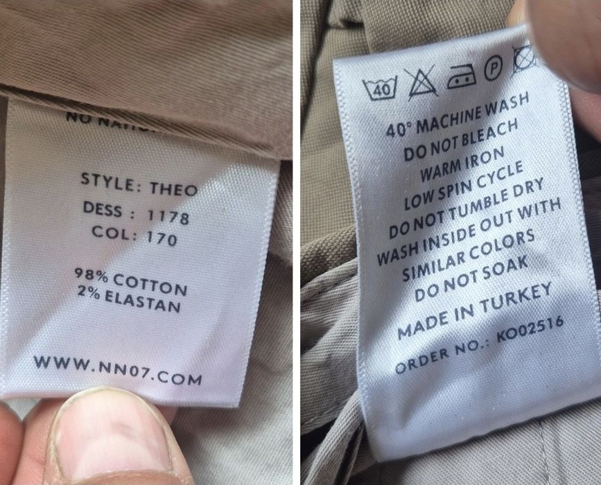 Pantaloni Premium Chino NN07, Slim Fit Bărbați, W34 / L32