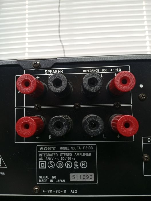 Усилвател SONY TA-F 310 + дистанционно управление