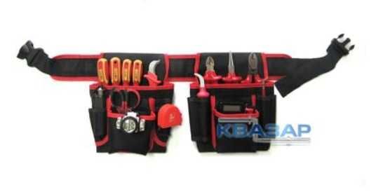 Сумка-пояс для инструмента (зеленая)