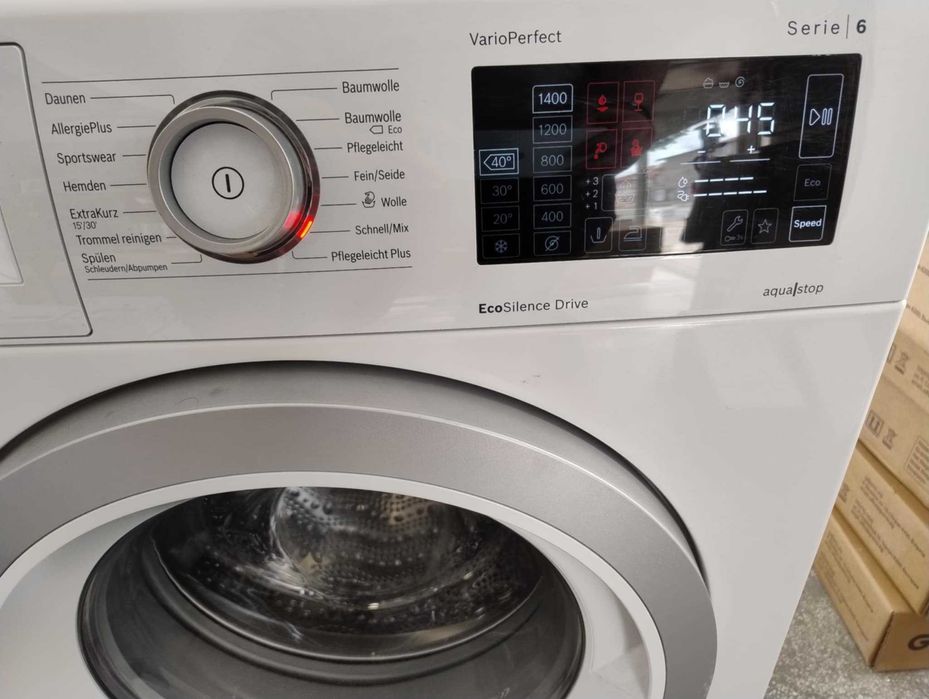A+++ Пералня машина Bosch-Бош 8 кг 1400 об/мин EcoSilence Drive™