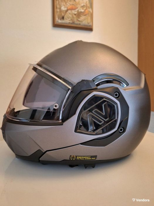 Модулярна каска LS2 Advant Grey Matt