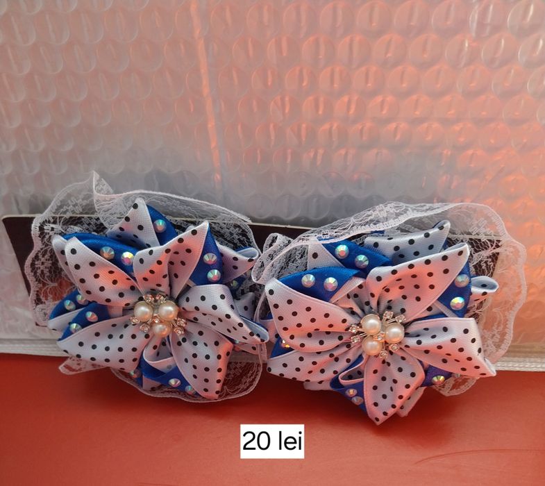 Fundițe pentru fetițe din banda de saten făcut cu mare drag