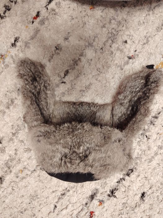 Căciulă Ushanka cu blană naturală de iepure – foarte călduroasă – 40 R