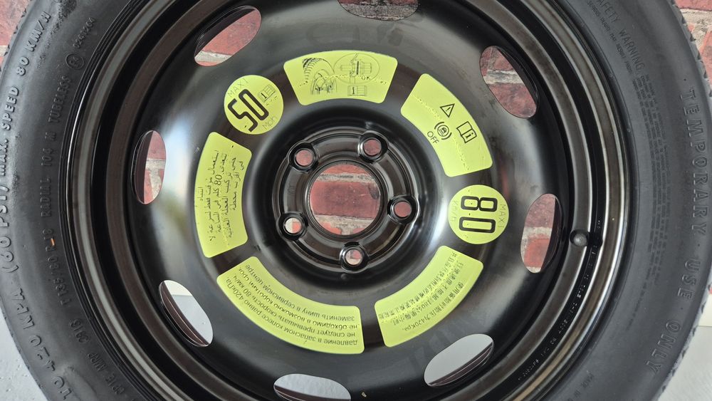 Roata rezerva Peugeot 5×108 R18 SLIM , NOUA