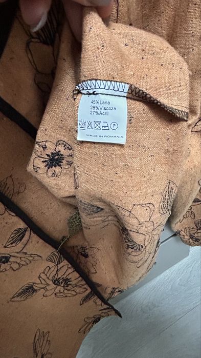 Sacou Sponge cu broderie cusuta manual