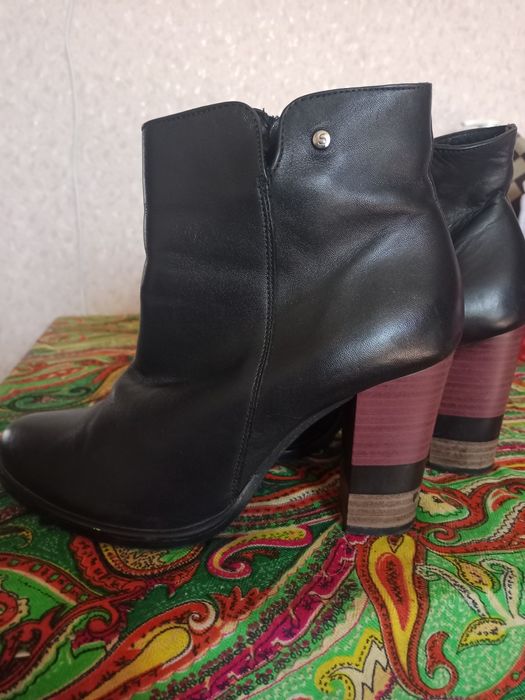 Полусапожки натуральная кожа