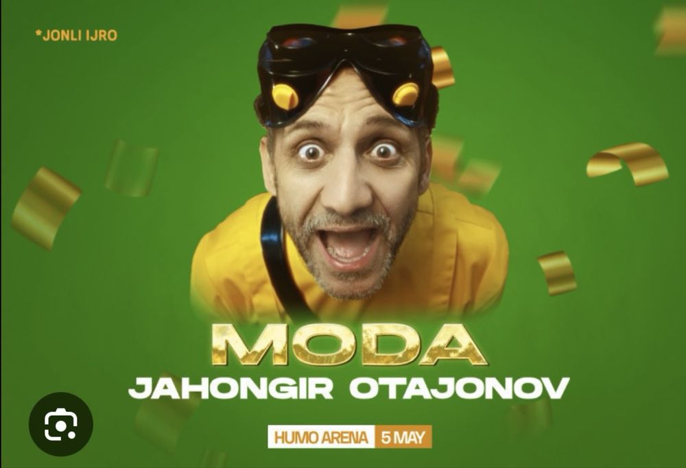 Jahongir Otajonov konsertiga bilet sotiladi 2 dona