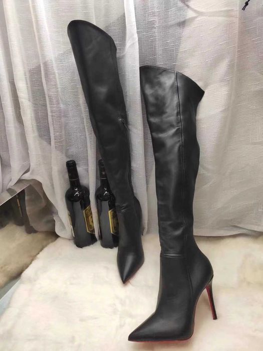 Cizme din piele Louboutin 120mm-100mm