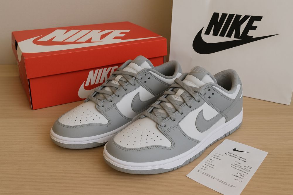 Nike dunk low gray fog