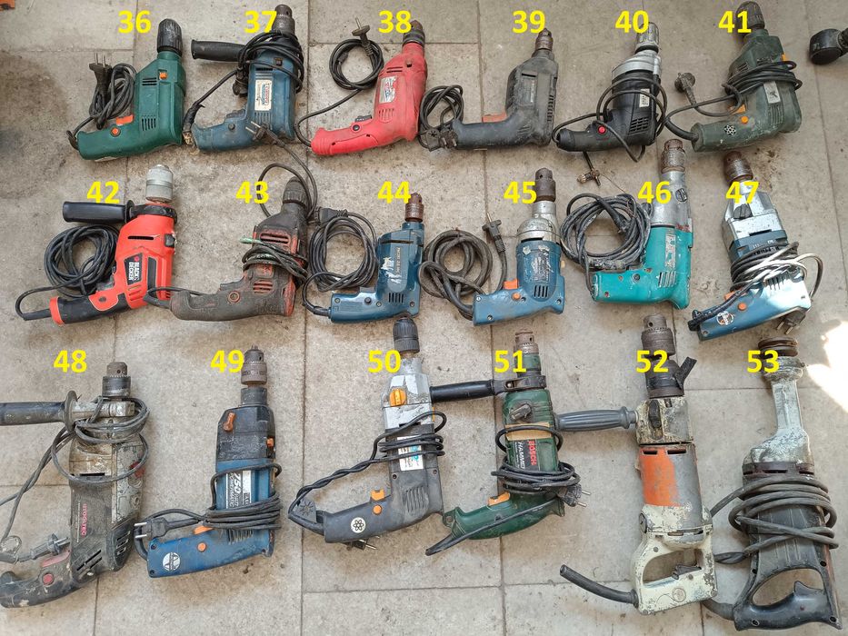 Ъглошлайф Бормашина Винтоверт Перфоратор Електрическа резачка циркулер