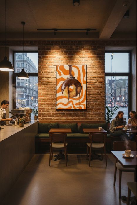 Печать Картин на холсте для заведений