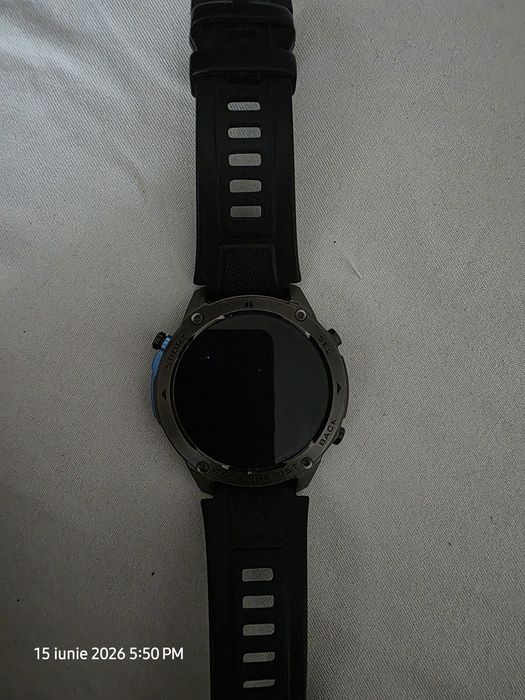 Ceas Smartwatch barbati LUMAUDiO® Tank Rezistent la inot și GPS performant, Negru