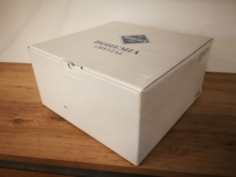 Кристални фруктиера и купичка Bohemia Triangle 28см/16см