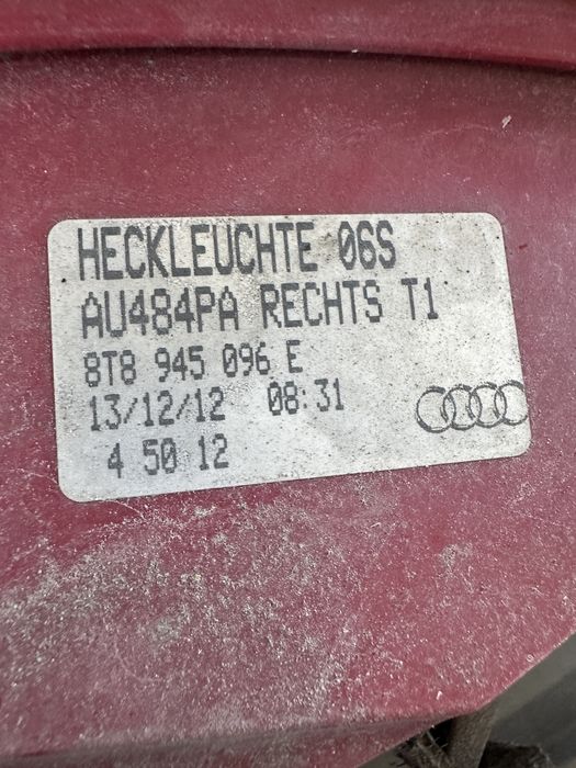 Stop stanga dreapta audi a5 facelift 2013