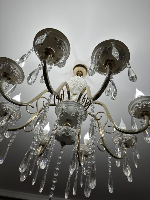 Люстра хрусталь керамика