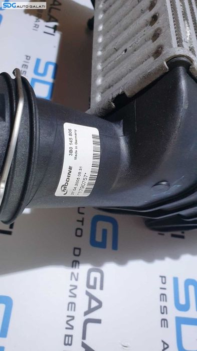 Radiator Intercooler Volkswagen Passat B5.5 2.5 TDI V6 BDH BAU BDG 2001 - 2005 Cod 3B0145806 [V0283]