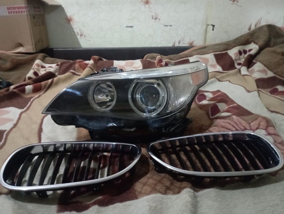 Фара на  БМВ е60 и ноздри